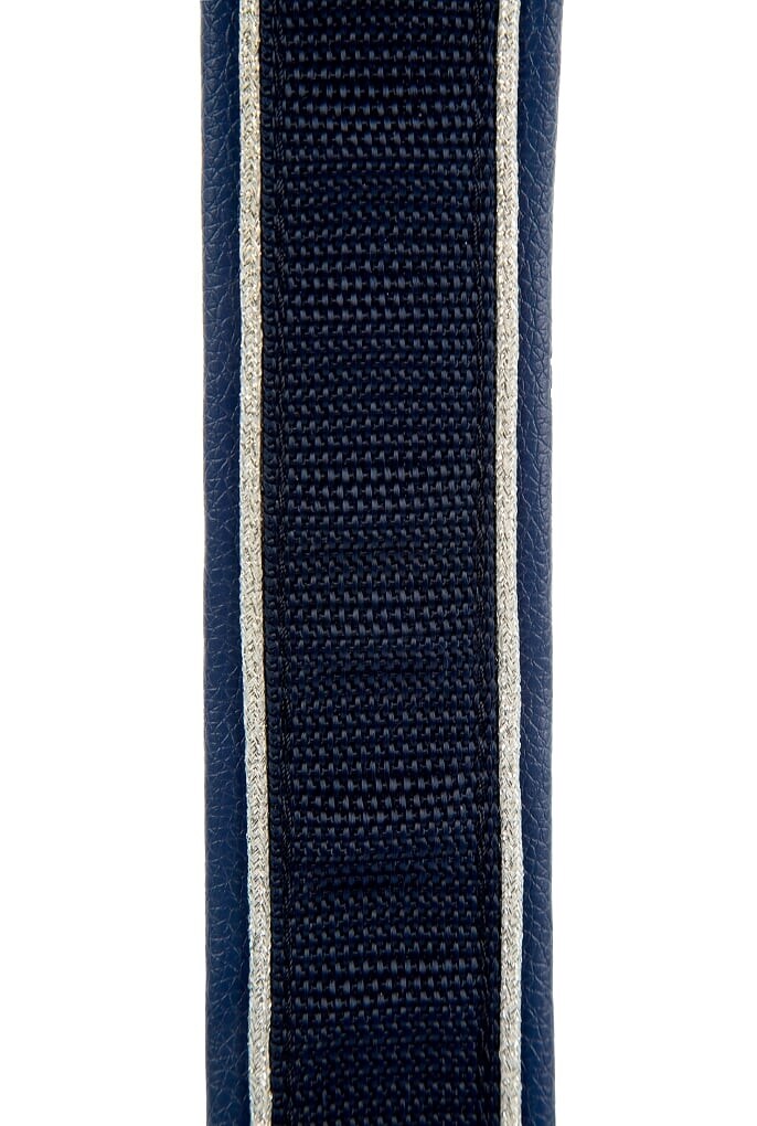 Finntack Elite wide nylon breast collar with piping