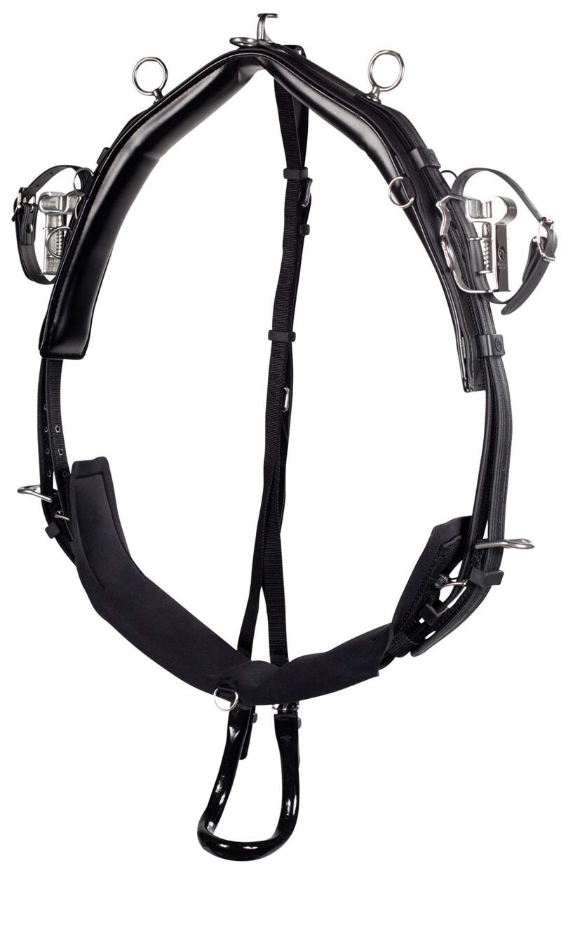 Finn-Tack Horse Harness Racing Enstex Poll Guard with Wool Lining 