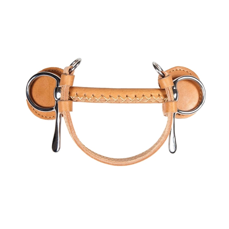 Finntack Frisco June Leather Covered Straight Driving Bit