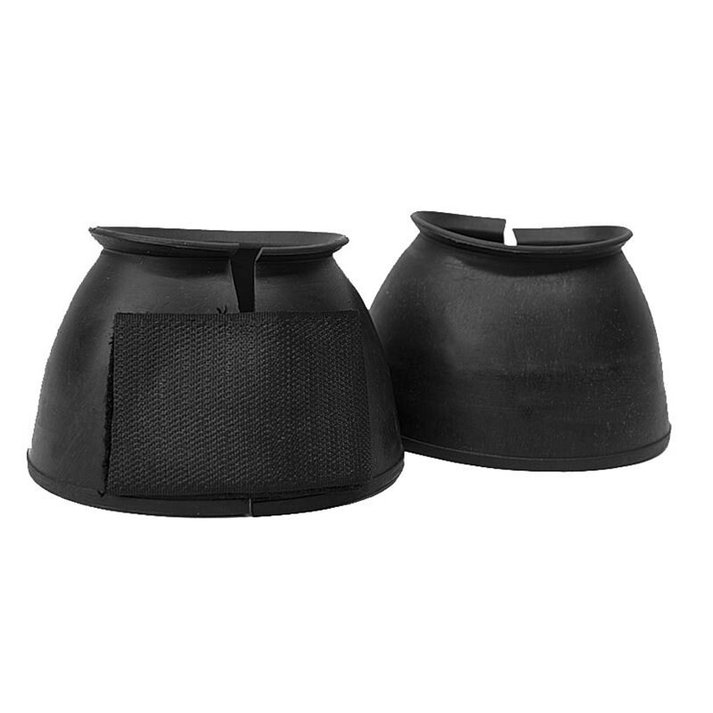 Cloches Finntack, caoutchouc avec velcro, poney