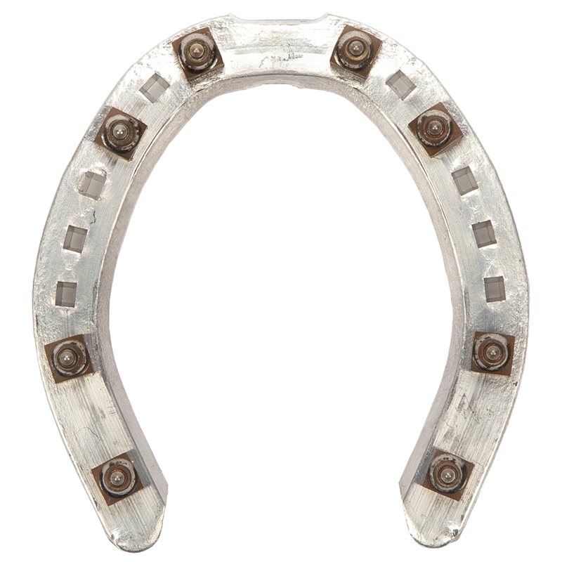 KW Aluminium shoe, hind w/ 8 immovable studs (11mm) (pcs)