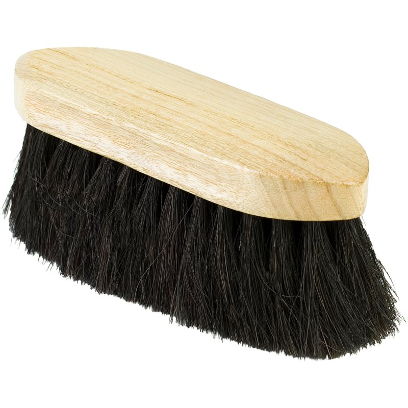 Horsehair dandy brush