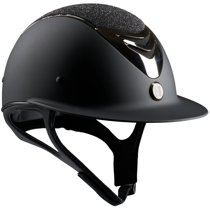 One K Avancé Ridehjelm, Glitter Topp, Chrome Pipe