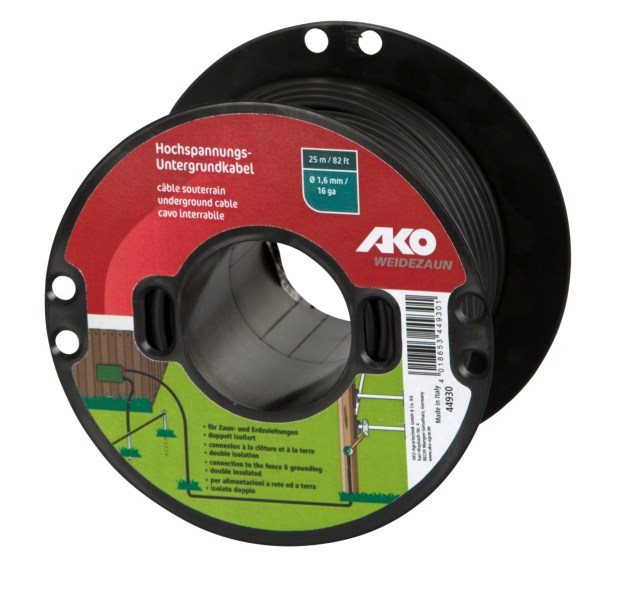 AKO High Voltage Underground Cable, (Ø) 1.6mm, 25m