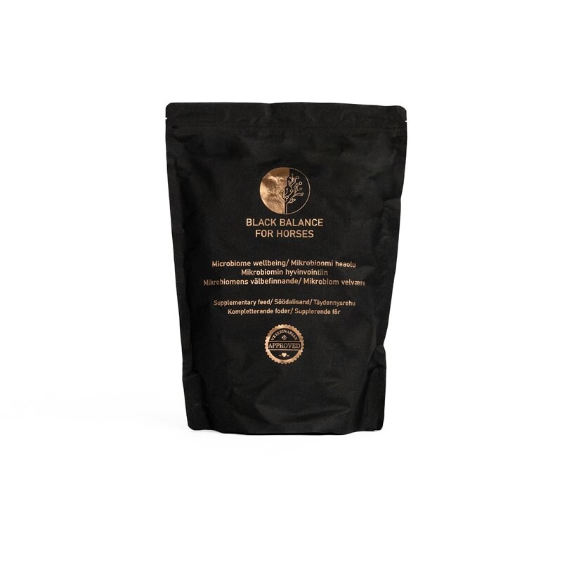Effe Balance Black Balance For Horses & Pony – For microbial wellbeing for horses, 90 biscuits, 240g