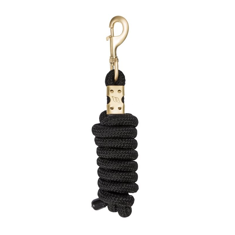 Back onTrack Ace Lead Rope, Black/Gold