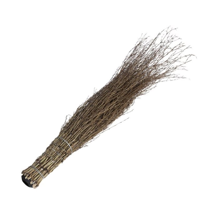 Besom made from bamboo