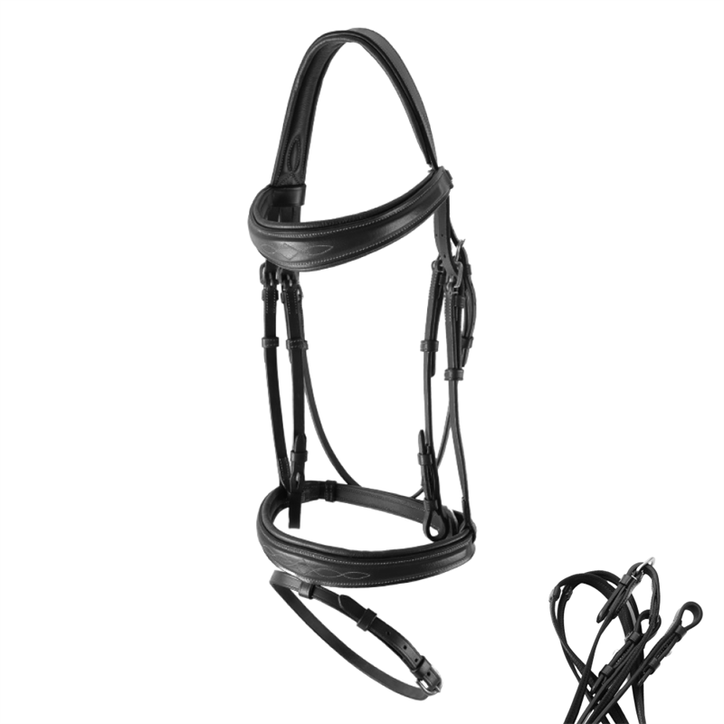 Equestrian Essentials Splendid Bridle with reins.