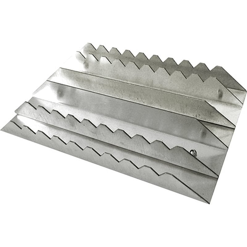 Hippotonic Rectangular aluminium curry comb