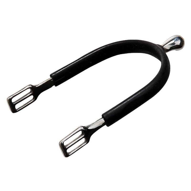 Feeling Polo Rubber Covered Spurs, Stainless Steel
