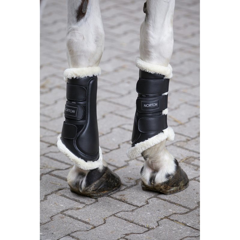 Guêtres Fermées Norton en Mouton Synthétique