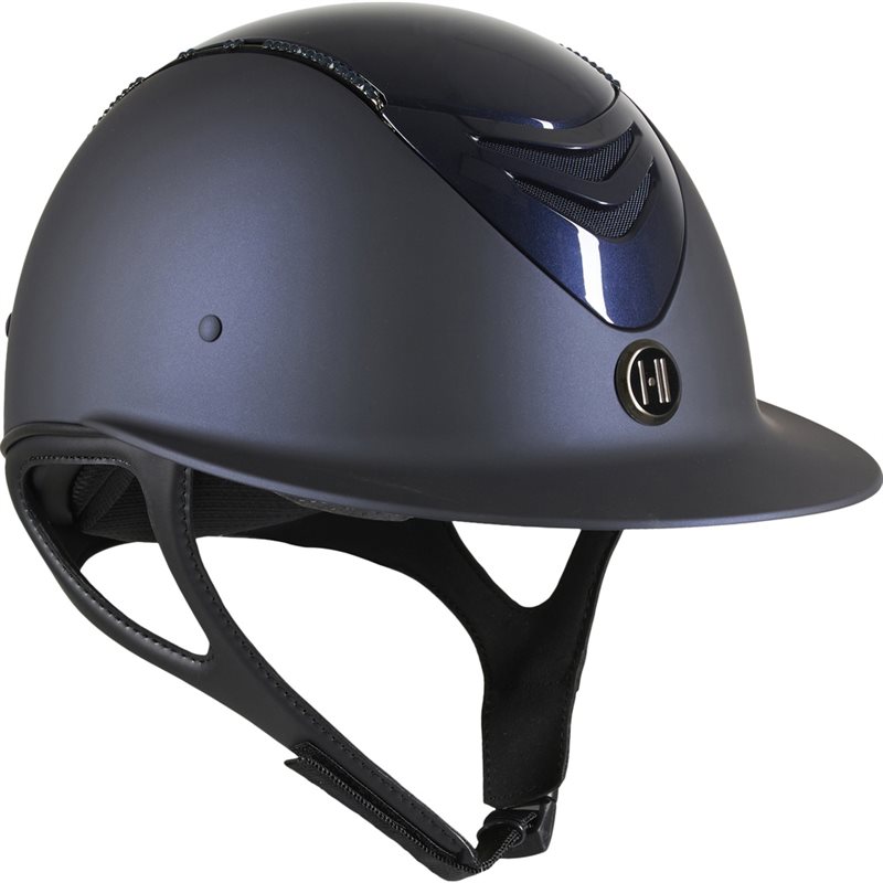 One K Avancé Riding Helmet, Glossy Top, Swarowski Pipe
