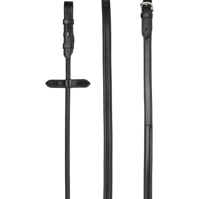 Rênes en cuir roulé / caoutchouc Catago