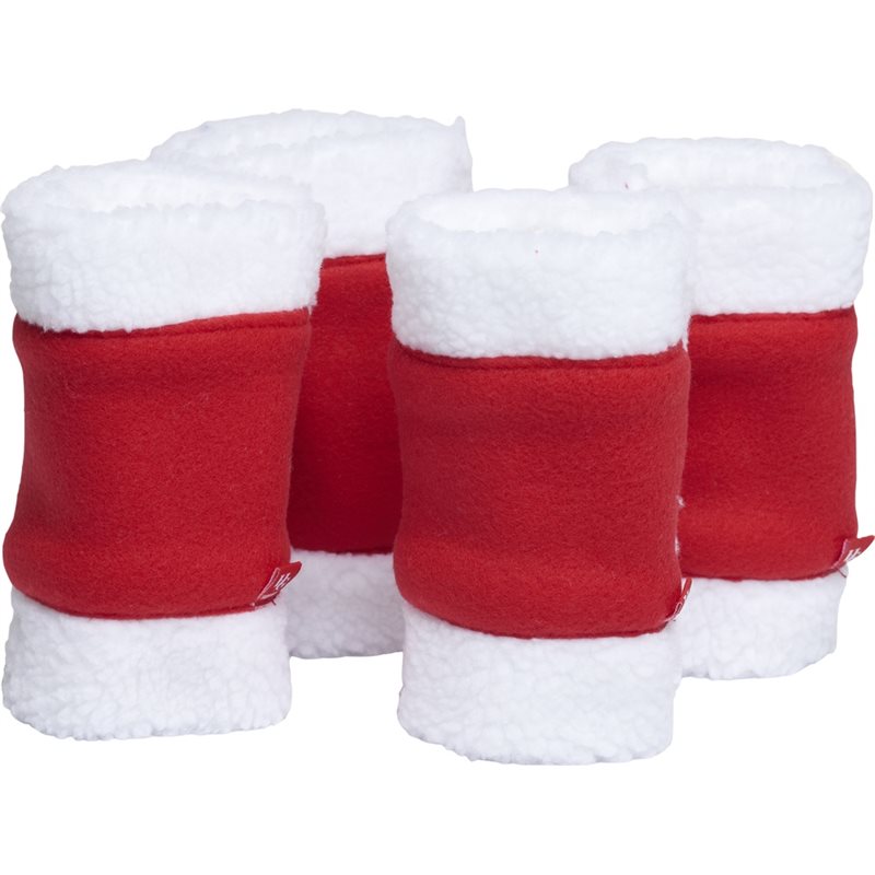 HorseGuard Christmas Protège-Jambes Rouge (4pcs)