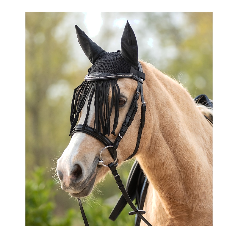 Fly veil with fringes