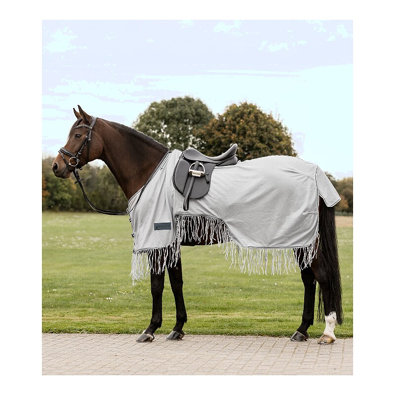 PROTECT Fly sheet with saddle cut and fringes