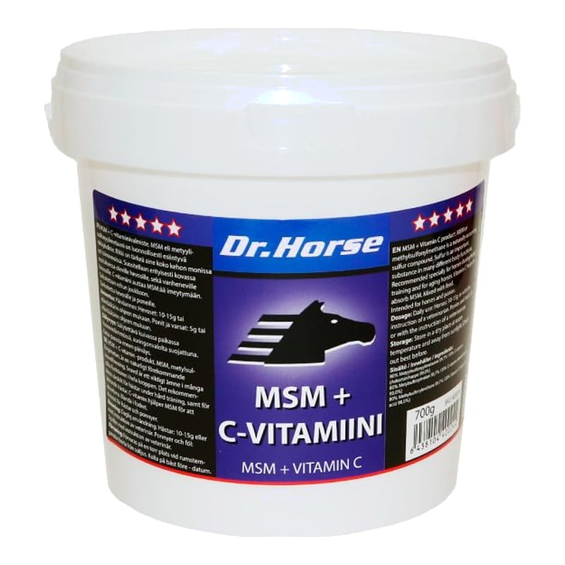 Dr. Horse MSM+C-vitamiini 700g