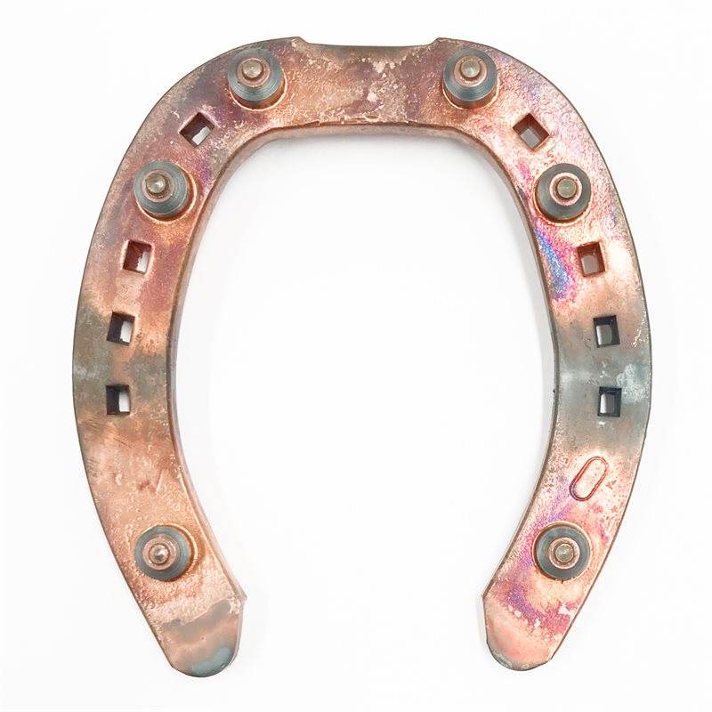 TT Goldshoe 18x6m w/ 6x7mm studs, square-toe, flat (pair)
