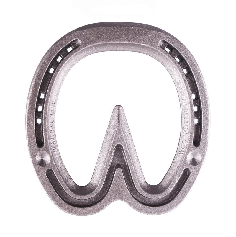 Jim Blurton Heart Bar Shoe Front, side clipped (pair)