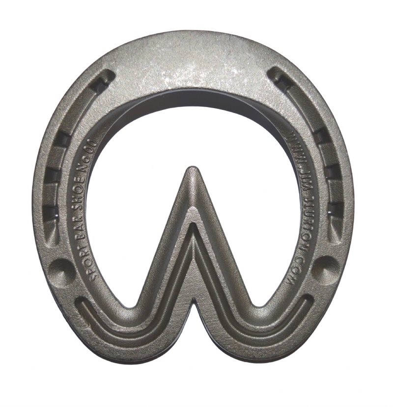 Jim Blurton Sport Heart Bar Shoe Front, side clipped (pair)