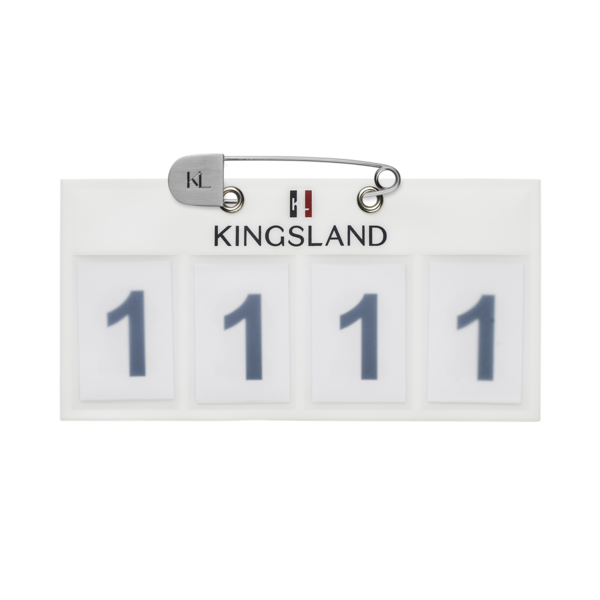 Classic 4-pocket Number plate, 2-pack