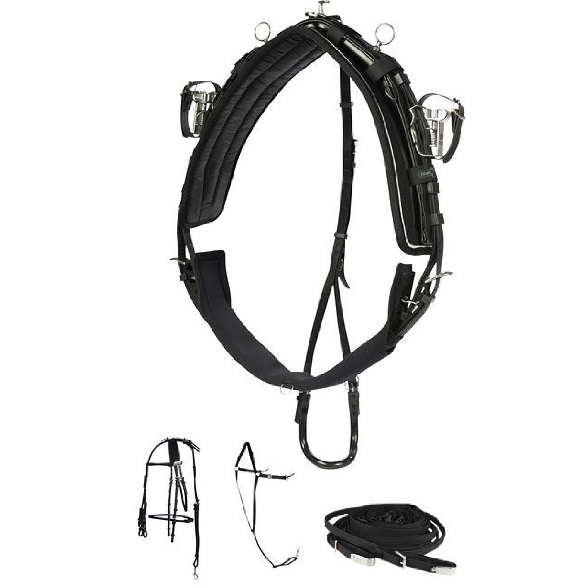 Finntack Pro QH synthetic (100% beta) pony harness, complete