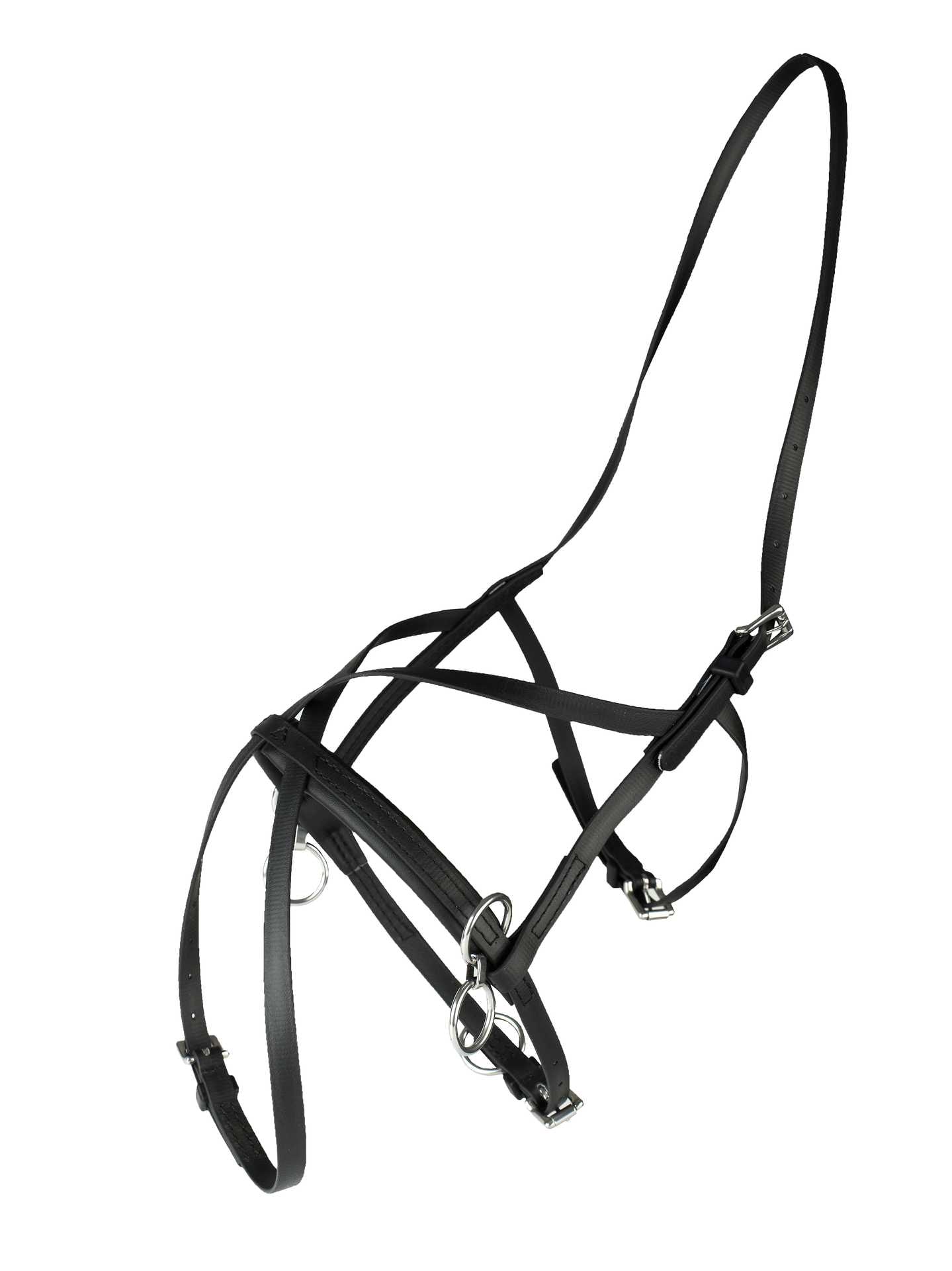 Finntack Pro Synthetic Head Halter with Fixed Figure 8 Noseband