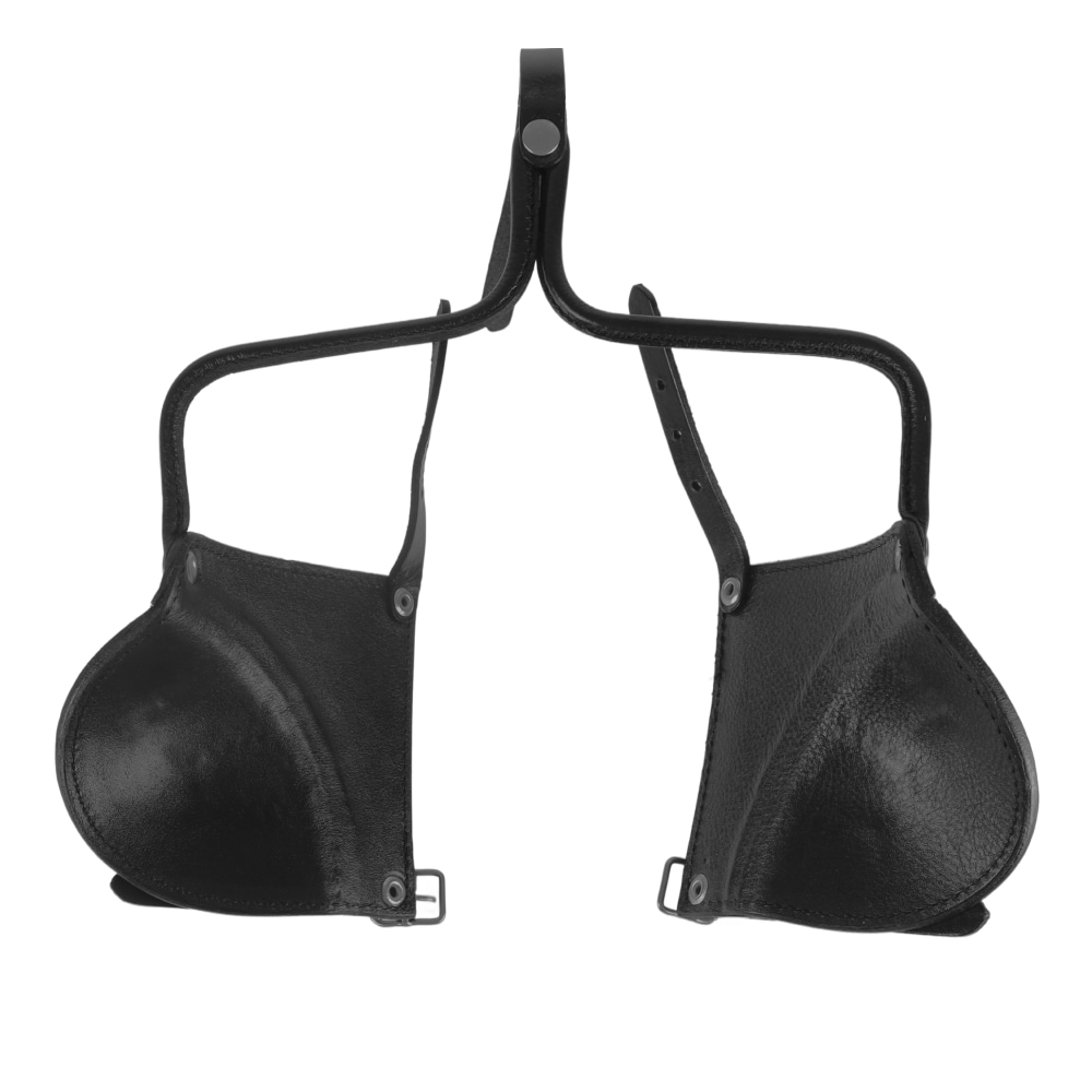 Finntack, halbrunde Lederscheuklappen