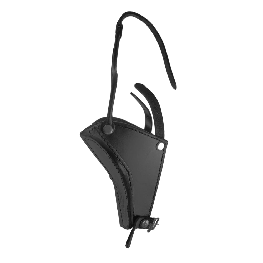 Finntack, hintere Lederscheuklappen