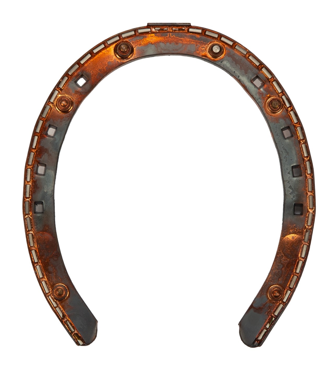 KW Hard metal horseshoe (goldshoe) 15x5, w/ 6 studs (4mm)