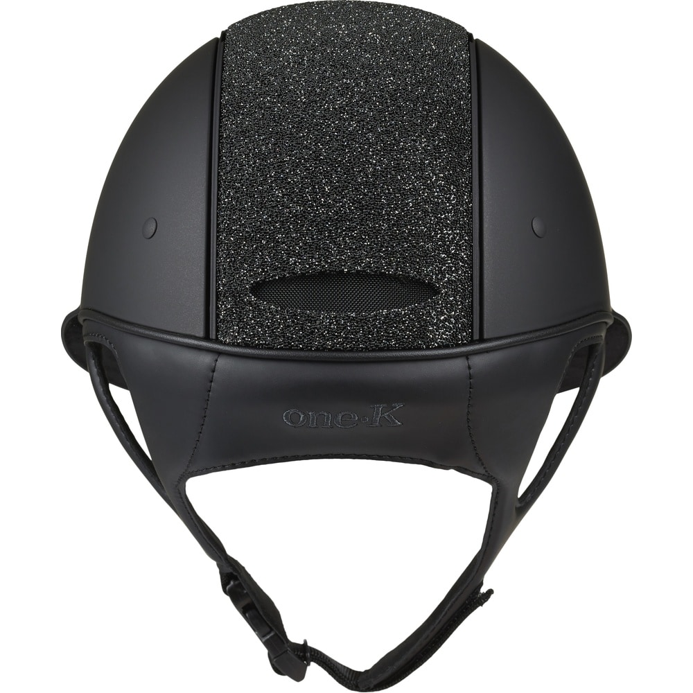 One K Avancé Ridehjelm, Glitter Top, Sort Kant