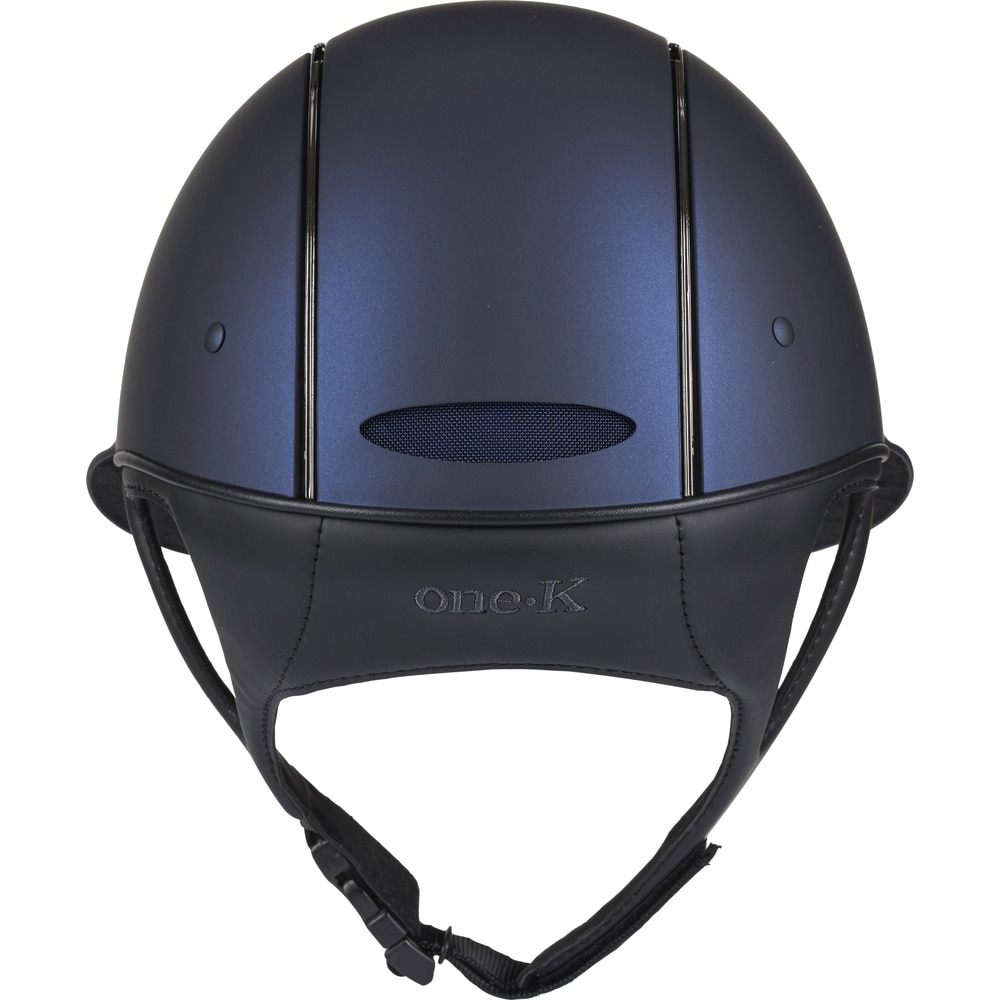 One K Avancé Riding Helmet, Matt Top, Chrome Pipe