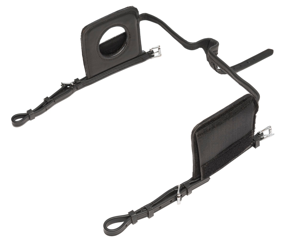 Wahlsten Biothane oogkleppen, verstelbaar klittenbandvenster