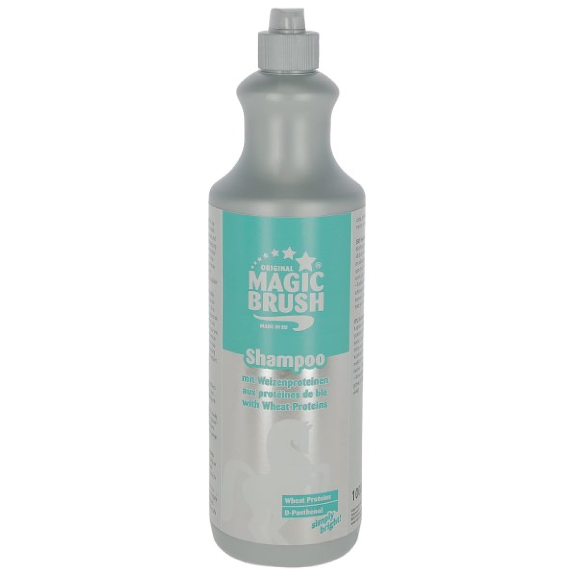 Champú para caballos MagicBrush con proteínas de trigo, 1000ml