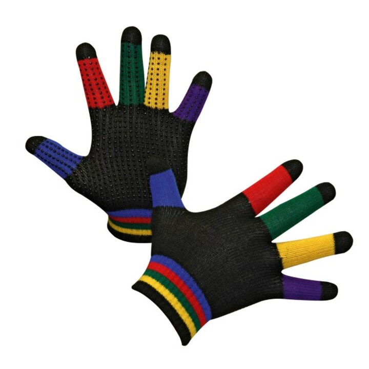 Kerbl Guanti Da Equitazione Magic Grippy - Bianco, Antiscivolo
