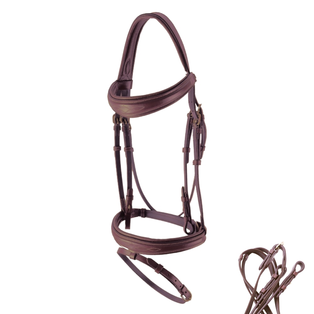 Equestrian Essentials Splendid Bridle with reins.