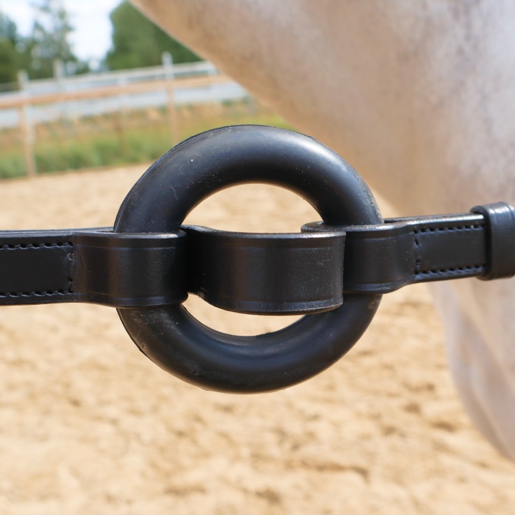 Equestrian Essentials Enrênement latéral à anneaux en caoutchouc