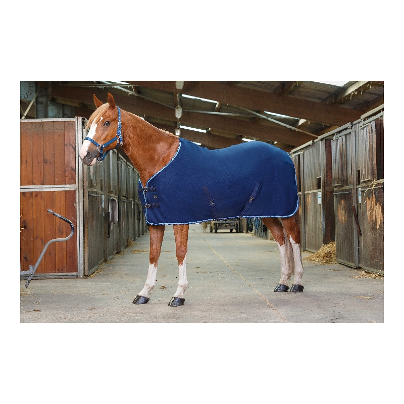 Derka polarowa RIDING WORLD z pasami pod brzuchem