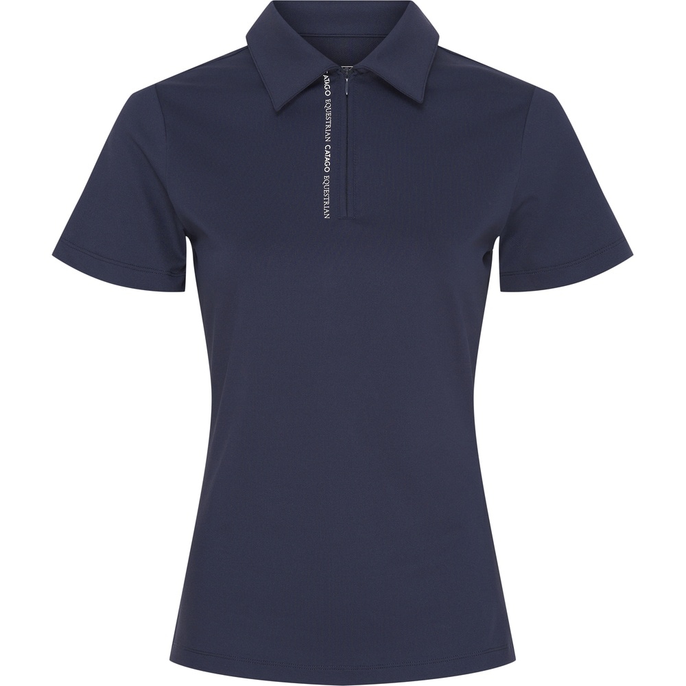 Catago Nash Kurzarm Zip-Poloshirt