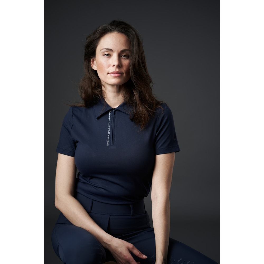 Catago Nash Kurzarm Zip-Poloshirt