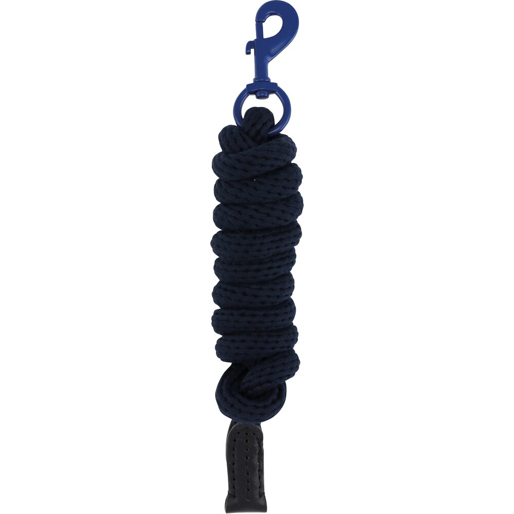 Longe Horze Supreme Con Moschettone | 2 Metri | Blu | Per Cavezza, 100% Poliestere, Acciaio Nichelato