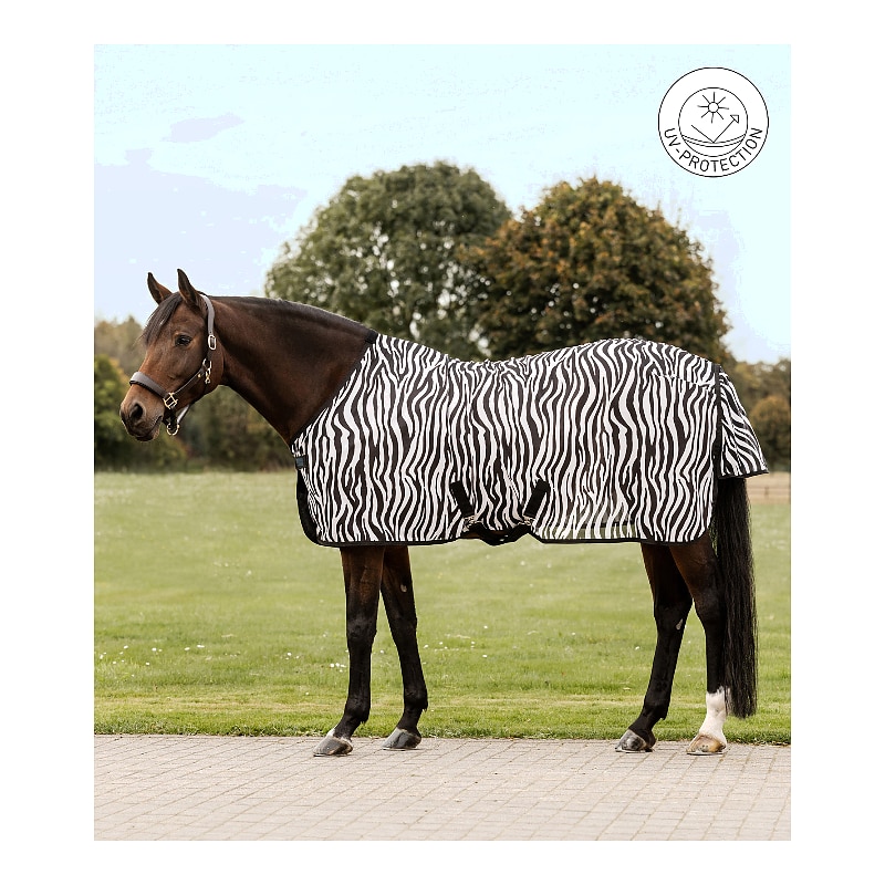 Fliegendecke Zebra mit Kreuzgurten