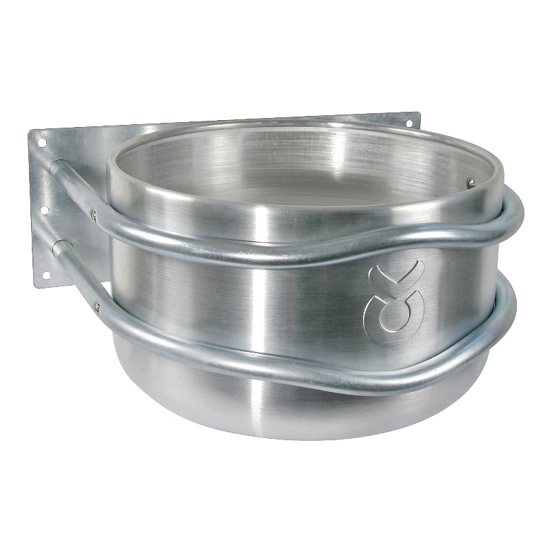Feed Trough aluminium, round,