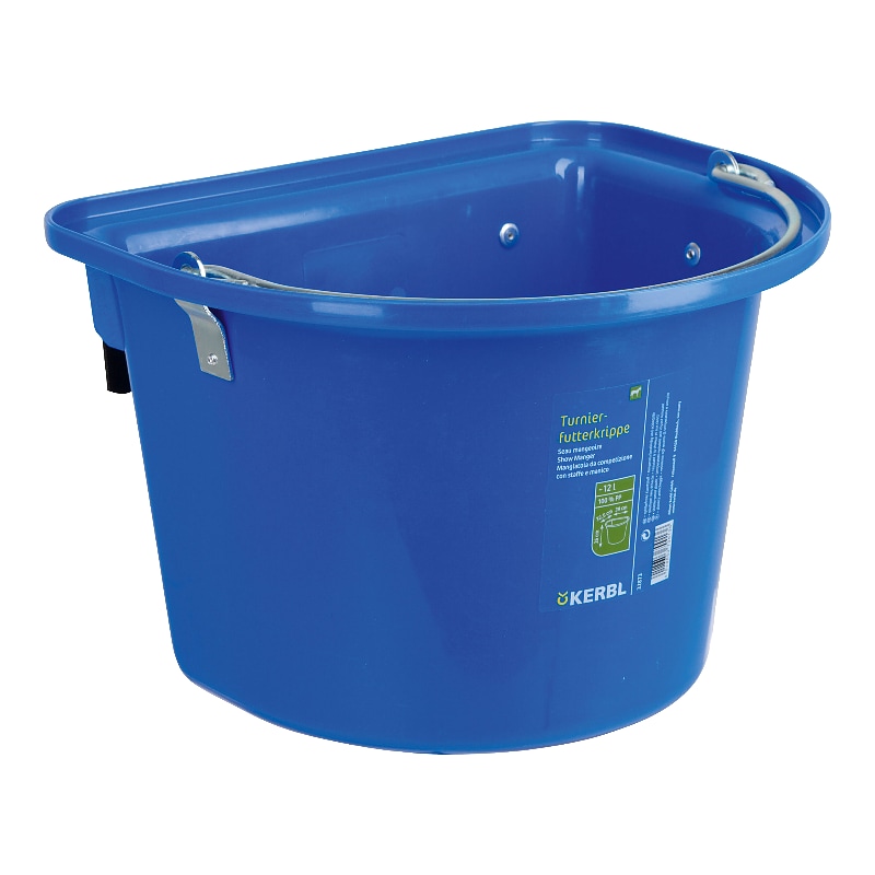 Wedstrijd voerbak 12 l zwart