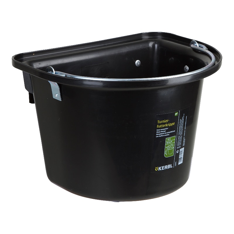 Wedstrijd voerbak 12 l zwart