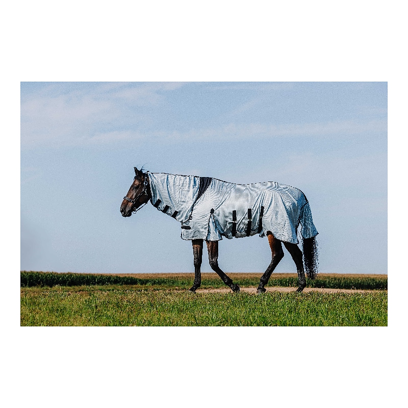 RIDING WORLD - Belly Mesh - vliegendeken met hals en buikflap