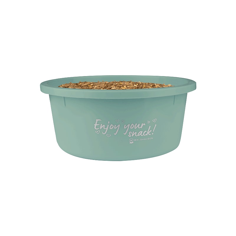 Petit bol de nourrissage « Enjoy your snack » avec couvercle