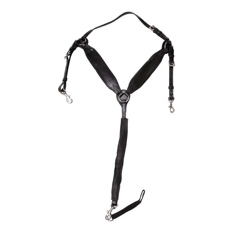 GP-Tack Pony Buxton breastcollar training leather