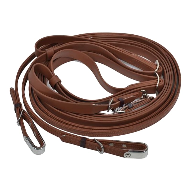 Star Tack Beta pony reins with handholds