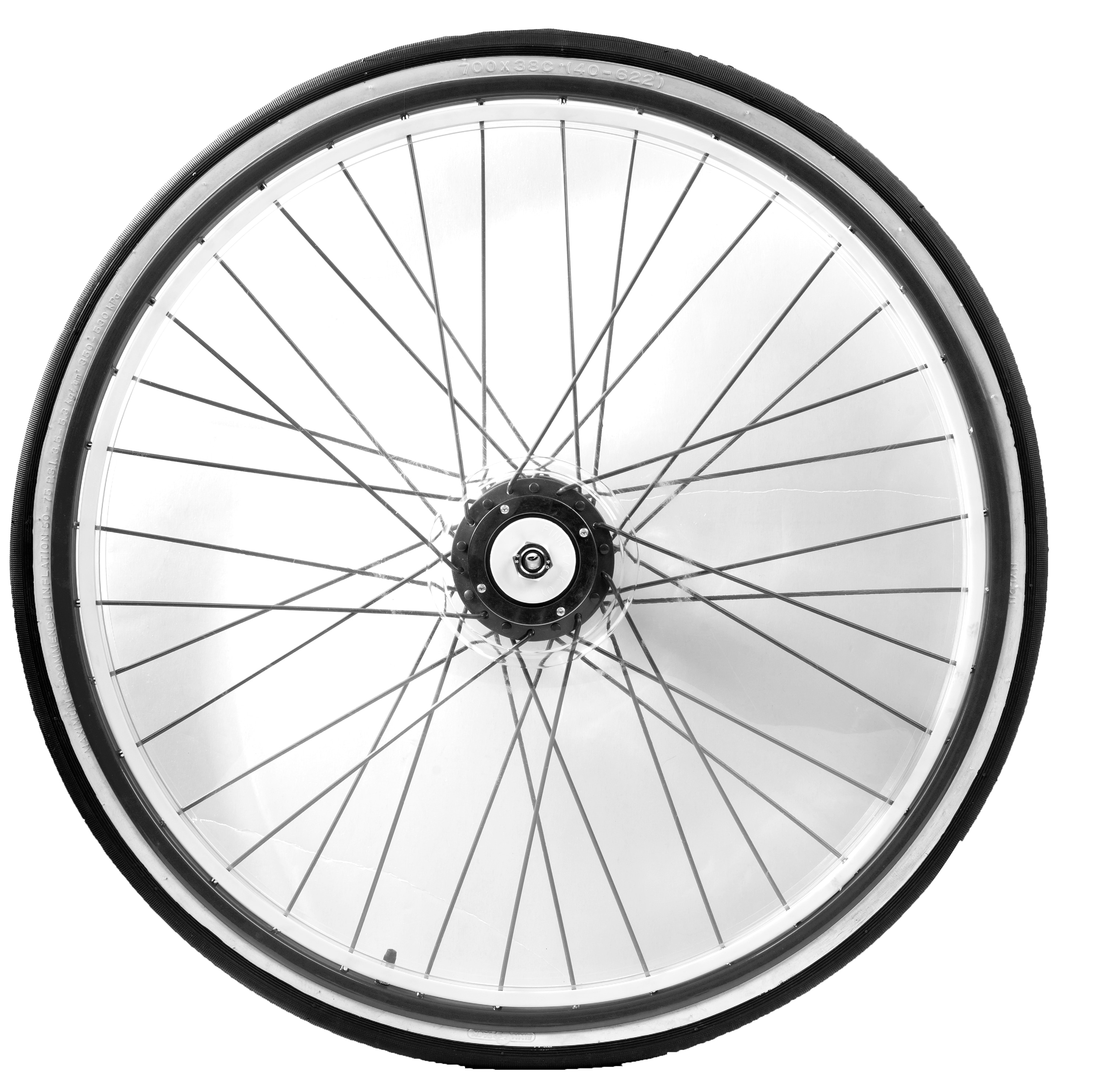 Finntack  Sulky wheel 28´´, w/clear covers (Sold in pcs)